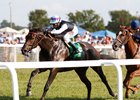 Miss Temple City takes the Kentucky Downs Ladies Turf Stakes Sept. 9