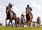 Miss Temple City wins the 2017 Kentucky Downs Ladies Turf
