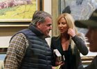 Kerri Radcliffe with Three Chimneys' Goncalo Torrealba at Keeneland