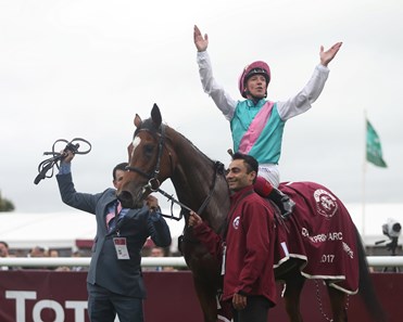 Enable wins the 2017 Qatar Prix de l'Arc de Triomphe (G1)