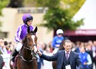 Happily before her 2017 Qatar Prix Jean-luc Lagardere win at Chantilly Race Course