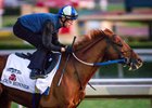 Gun Runner rattles off five furlongs in 1:00 2/5 at Santa Anita