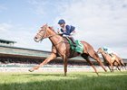 Zipessa with Joe Bravo up wins the First Lady (G1) at Keeneland on Saturday Oct. 7, 2017 in Lexington, Ky.