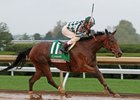 Romantic Vision wins the Juddmonte Spinster Stakes