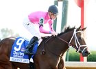 Heavenly Love wins the Alcibiades at Keeneland Oct. 6