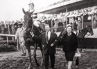 Priceless Gem after her 1965 Futurity victory at Aqueduct Racetrack