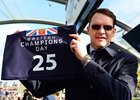 Trainer Aidan O’Brien celebrates his 25th group 1 win in a single season, tying the record set by the late Bobby Frankel