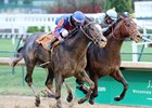 Gotta Go, left, wins the Street Sense Stakes over Lone Sailor