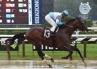 Lone Sailor skips over the slop to win by 11 lengths Sept. 3 at Saratoga Race Course