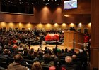 The Fasig-Tipton crowd takes in Songbird before she sold for $9.5 million to Mandy Pope