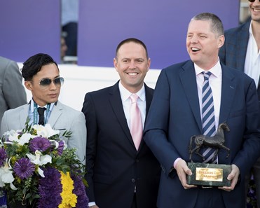 Good Magic wins the Breeders Cup Juvenile on November 4, 2017