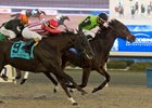 Moonlit Promise holds off Scotty's Model to win the Bessarabian Stakes at Woodbine
