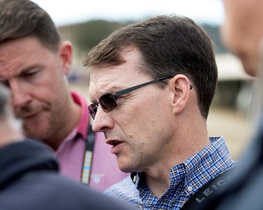 Aidan O’Brien
Breeders' Cup horses on track at Del Mar racetrack on Nov. 2, 2017 Del Mar Thoroughbred Club in Del Mar, CA.