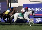 World Approval leads the way to victory in the Breeders' Cup Mile at Del Mar