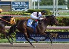 Lewis Bay wins the Rampart Stakes at Gulfstream Park in her first start following a 13-month layoff