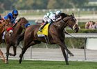 Daddys Lil Darling wins the American Oaks at Santa Anita Park