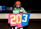 Eurico Da Silva was the meet's leading jockey with 203 wins