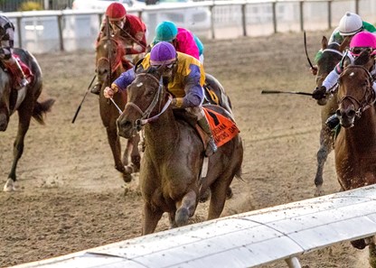 Greeley Went West with James Graham aboard captures the 27th running of the Louisiana Champions Day Juvenile at Fair Grounds.
