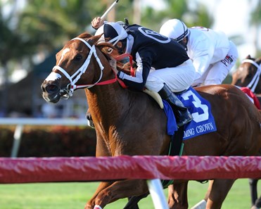 Pay Any Price wins the 2017 Claiming Crown Canterbury Stakes