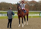 Toast of New York under Frankie Dettori before his comeback victory at Lingfield Park