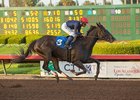Majestic Heat scores in the Bayakoa Stakes at Los Alamitos