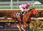 Flowers for Lisa and Paco Lopez take the Claiming Crown Jewel at Gulfstream Park