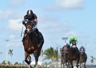Mended gallops away to win the Claiming Crown Glass Slipper by 6 3/4 lengths Dec. 2 at Gulfstream Park