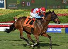 Ultra Brat and Nik Juarez win the Marshua's River Stakes