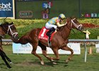 Flameaway wins the Kitten's Joy Stakes