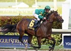 Mask and Javier Castellano win the Mucho Macho Man Stakes at Gulfstream Park