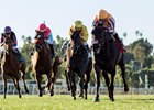 James or Tammy McKenney's Coniah and jockey Kent Desormeaux win the G3, $100,000 Las Cienegas Stakes, Saturday, January 20, 2018 at Santa Anita Park, Arcadia CA.