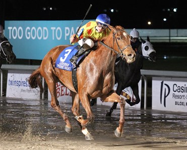 Remember Daisy wins the 2018 LA Bred Premier Night Starlet Stakes