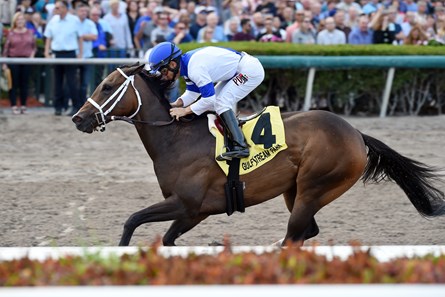 Take Charge Paula wins the 2018 Forward Gal Stakes
