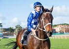 Winx and Hugh Bowman after their victory in the 2017 Warwick Stakes at Royal Randwick