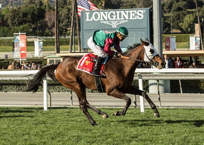 Pulpit Rider wins the 2018 California Cup Oaks