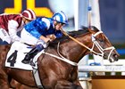 Janoobi wins the Zabeel Mile at Meydan Racecourse