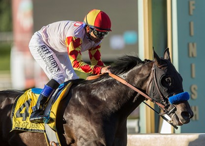 Heck Yeah wins the 2018 California Cup Derby