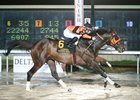 Mobile Bay holds off a persistent Underpressure to win his second straight Louisiana Premier Night Championship by a nose