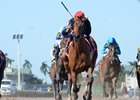 Fly So High scores a three-length victory in the Davona Dale at Gulfstream Park