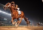 Rayya wins the UAE Oaks at Meydan Racecourse