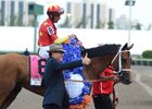 Audible Inc. announced its sponsorship of Florida Derby winner Audible