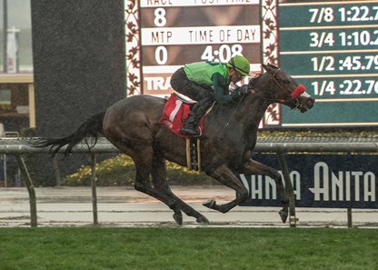 Ms Bad Behavior wins the 2018 China Doll Stakes