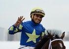 Luis Saez finished atop the Gulfstream Park meet standings