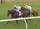 Rushing Fall wins the Appalachian Stakes