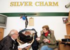 Bill Nack and Beverly Lewis in 2006 at Churchill Downs