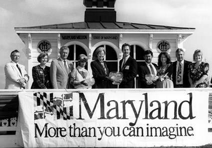Brilliant Brass, Maryland Million Distaff Handicap, Edgar Prado, up, 1992