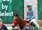Gas Station Sushi after her victory in the Beaumont Stakes at Keeneland