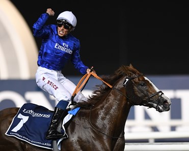 Hawkbill wins the 2018 Dubai Sheema Classic