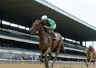 Kirby's Penny wins the Vagrancy Handicap at Belmont Park