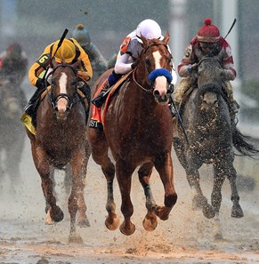 (May 5, 2018) Justify (7) Mke Smith up, wins the 144th Kentucky Derby
